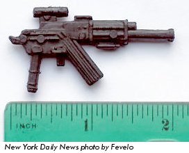 2-inch Lego toy gun