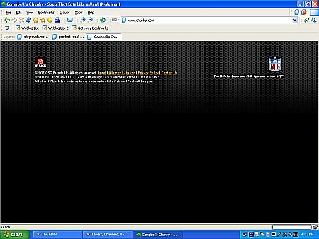 www.chunky.com - screenshot Screenshot of Chunky homepage