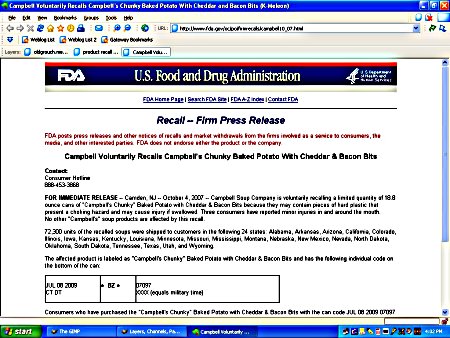 www.fda.gov/oc/po/firmrecalls/campbell10_07.html - screenshot